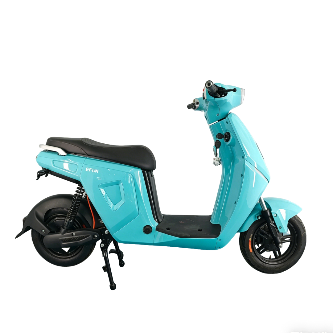 High Speed 1500W 72V Electric Moped Motorcycle Adult City Commuter Scooter