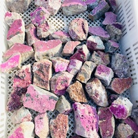 Cristaux de calcite rose de cobalt brut naturel de guérison du congo pour la décoration, vente en gros