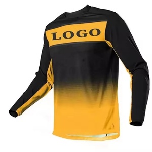 Jerseys Men's Long Sleeve T-<b>Shirts</b> Custom LOGO Breathable Quick Dry UPF 50 UV Protection Motorcycle & Auto Racing - Product Image 3
