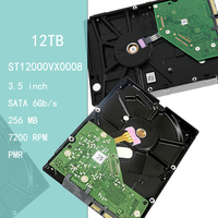 Disque dur interne ST12000VX0008 de 12 To, 3,5 pouces, SATA 6 Gbit/s, 7200 tr/min, cache 256 Mo, pour serveur et stockage de centre de données - Neuf