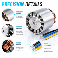 Moteur sans balais haute puissance BL221208005 pour souffleur violent