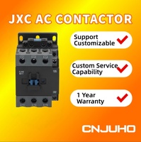Contacteur magnétique AC JXC-40, contacteur électrique durable pour les commandes de circuits, 40A 220V 3 phases 50/60Hz