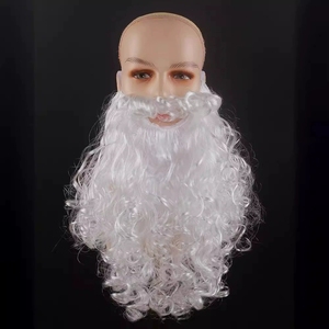 Paquete de Peluca de personaje navideño: conjunto de pelo rizado LARGO DE Santa Beard + <span class=keywords><strong>Jesus</strong></span> - Product Image 5