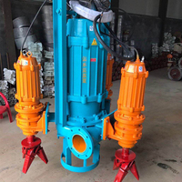 Pompa Lumpur Multistage Submersible Hidrolik Hisap Cerdas Sentrifugal Pasir Air Vertikal HRZL dengan Agitator untuk Industri