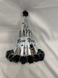 Cappello di <span class=keywords><strong>Capodanno</strong></span> per Costume, Accessorio Fotografico Oro e Argento, Cappello da Festa per Adulti con Pompon, Decorazione per Festival per Bambini - Product Image 4