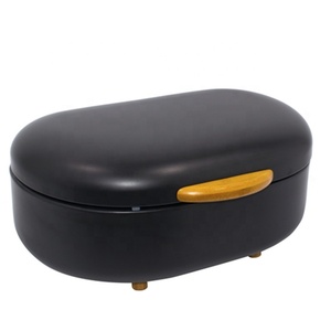 Hộp Đựng Bánh Mì Bằng Bột Kim Loại Cho Nhà Bếp Hộp Lưu Trữ Lớn Hộp Đựng Bánh Mì Kim Loại Cổ Điển - Product Image 5