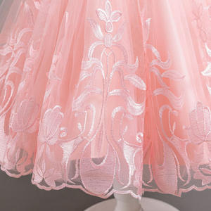 Robe <span class=keywords><strong>de</strong></span> princesse <span class=keywords><strong>rose</strong></span> pour filles, robe <span class=keywords><strong>de</strong></span> bal à sequins, taille cintrée, en <span class=keywords><strong>gaze</strong></span> bouffante, robe <span class=keywords><strong>de</strong></span> fête d'anniversaire pour enfants - Product Image 4