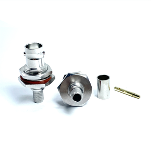 Nhà máy cung cấp bán buôn <span class=keywords><strong>BNC</strong></span> nữ Jack vách ngăn cho lmr240 RG59 H155 rg8x LMR-240 H-155 RG-59 RF Coax kết nối đồng trục - Product Image 6