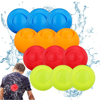 Boules d'eau en silicone à remplissage rapide et compressibles pour les combats d'eau des enfants – Idéales pour l'été !