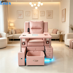 Professional Best Luxury Modern Lounge Manicure Foot Spa Reclining Electric Massage Beauty Pedicure Sofa <b>Chair</b> For Nail Salon - Product Image 3