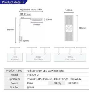 Lámpara LED WEEK <span class=keywords><strong>AQUA</strong></span> Z250Sea/Z400Sea Inteligente con Bluetooth 3.0 para Acuarios Marinos, Programable, para Arrecifes de Coral - Product Image 5