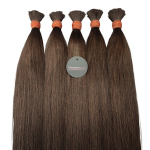 Extensiones de Cabello Remy Vietnamita 100% de Alta Calidad, Superventas 2026, Precio al por Mayor, Doble Trama, Puntas Rectas, 100g - Product Image 1