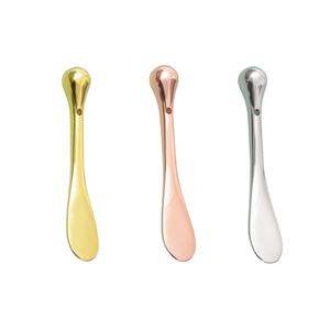 أداة تجميل للوجه 2 في 1 من سبيكة الزنك - ملعقة ليزر على شكل دمعة لكريم العين وكريم الوجه متوفرة بثلاثة ألوان - Product Image 5