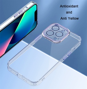 <span class=keywords><strong>Coque</strong></span> arrière souple <span class=keywords><strong>en</strong></span> TPU pour <span class=keywords><strong>iPhone</strong></span> 13 Pro Max 14 Plus 12 <span class=keywords><strong>11</strong></span> Pro <span class=keywords><strong>Coque</strong></span> de protection <span class=keywords><strong>en</strong></span> <span class=keywords><strong>verre</strong></span> avec cadre métallique - Product Image 3