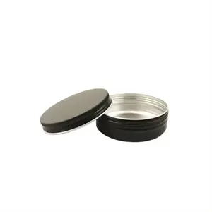 定制的空铝锡罐，带螺旋盖，用于食品包装锡容器金属铝罐锡螺钉