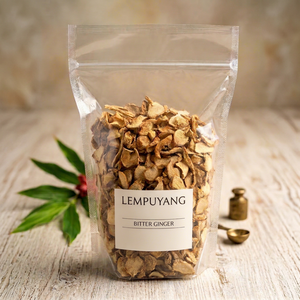 Tranches de gingembre amer séché pur d'Indonésie (Zingiber Zerumbet) – Rhizome sauvage de qualité supérieure – Extrait en gros 1 KG Jawa - Product Image 1
