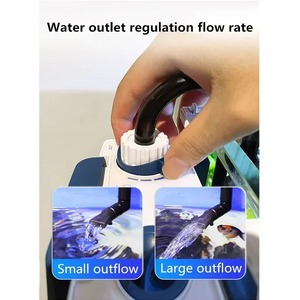 SUNSUN YBF-500 Geïntegreerde Aquariumfilter, 220V All-in-One Wandmontage Waterzuiverings- & Zuurstofpomp voor Koraalrif Aquaria - Product Image 4