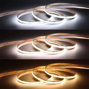 CCT COB LED striscia luci ad alta densità 608 Led/<span class=keywords><strong>m</strong></span> flessibile regolabile nastro LED 2700K a 6500K illuminazione variabile DC12V 24V - Product Image 5