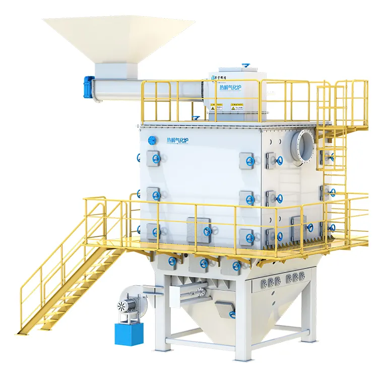 Incineração pirolítica confiável de 3 toneladas por dia de alta eficiência de instalações de processamento de resíduos sólidos destromat