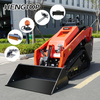 Mini chargeuse sur pneus à chenilles puissante avec moteur diesel Kubota de 25 ch, flux hydraulique élevé, livraison gratuite, Euro 5 CE EPA