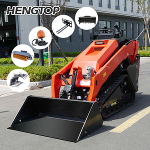 Бесплатная доставка! Мини-погрузчик с бортовым поворотом, двигатель Kubota 25 л.с., стандарты Euro 5, CE, EPA, высокая производительность гидравлики, мощный гусеничный погрузчик. - Product Image 1