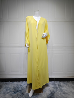 Nouvelle Collection Vente en Gros Aïd Ramadan Vêtements Islamiques Élégants Dubaï Abaya Robe Musulmane Femme Robe Nida Abaya 2026