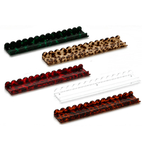 Supports magnétiques en acrylique pour tuiles de Mahjong, ton écaille de tortue, règle de placement de tuiles, accessoire résistant à l'usure pour Mahjong américain