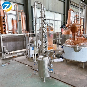 ZJ 20L Moonshine Mini Tipo Compacto Todo Acero Inoxidable Columna Alta Hogar todavía Destilador <span class=keywords><strong>de</strong></span> Alcohol para Brandy Gin - Product Image 3