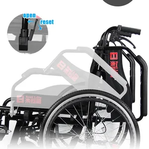 Rehabilitation Therapy Supplier manual transport wheel chair adult lightweight foldable wheelchair