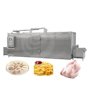 ORME Commercial Small Ice Cream Fast Can Durian Quick Freeze Iqf Tunnel Freezer Equipment for Food