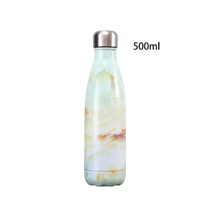 Custom 500ml Sports <b>Flask</b> with Logo Stainless Steel Double Wall Insulated Drink <b>Cup</b> Rubber Paint Thermal Water Bottle - Product Image 4