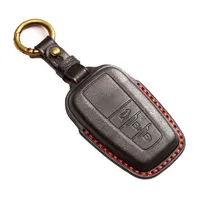 Suede Leather Car Key Fob Cover Case Skin Bag For VW Golf GTI MK8