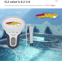 Testeur de pH et de chlore 2 en 1 pour tester la qualité de l'eau dans les piscines et les aquariums, prise en charge personnalisée OEM