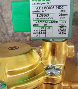 Solénoïde SCE238D005 24DC, 220VAC, 2/2NC Laiton NBR DN25 sans commande manuelle - Product Image 6