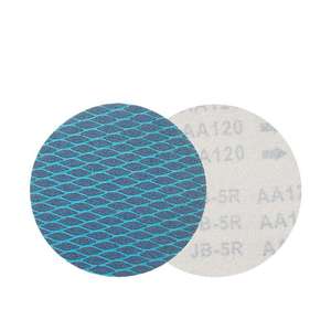 Disques de ponçage floqués, 5 pouces, 125 mm, motif diamant bleu, auto-adhésifs, pour le travail du bois, le polissage des métaux - Product Image 4