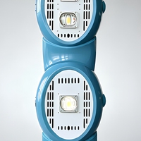 Lampe de rue LED COB à double tête étanche IP66, haute puissance, pour extérieur, autoroute, route