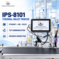Imprimante jet d'encre thermique IPS-8101, machine de codage de date pour cartons, imprimante code-barres TIJ pour sacs, aliments, composants électroniques