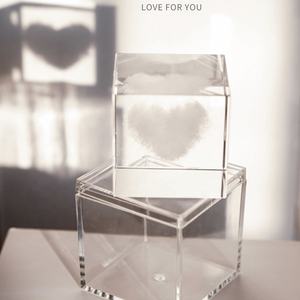 Vente flash : cube en cristal laser 3D, affichage holographique, presse-papier, figurine, cadeau, blocs en cristal laser personnalisés avec <span class=keywords><strong>photo</strong></span> pour la vente en gros - Product Image 5