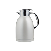 1800ml Dallah árabe olla de acero inoxidable 304 sin BPA tapa de plástico termo vacío cafetera