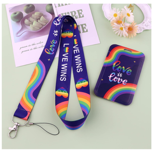 Impression personnalisée Je peux tout faire à travers le Christ qui me renforce la foi Philippiens Lanyard ID Holder Gift - Product Image 3