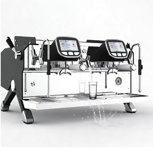 Cafetera Comercial Portátil de Acero Inoxidable, Doble Grupo, Control Volumétrico Programable, Alto Volumen, para Hotel/Cafetería - Product Image 3