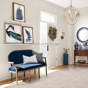 2-ánh sáng trang trí tre hình dạng sắt tường đèn trang trí nội thất tường ánh sáng vải tường sconce - Product Image 6