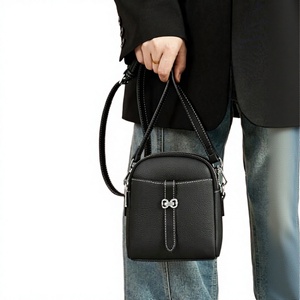 Nouveau sac à bandoulière pour téléphone portable en cuir PU pour femmes, polyvalent et élégant, design de niche haut de gamme pour l'hiver/l'automne - Product Image 2