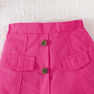 Vestito in Denim a Maniche Corte Personalizzato per Bambine/Vestito in <span class=keywords><strong>Jeans</strong></span> per Neonata/Abbigliamento per Bambini all'Ingrosso - Product Image 2