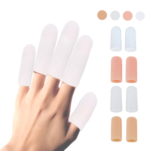 Protections pour doigts en silicone pour adultes, manchons pour pouces, protections en gel, soins pour l'arthrite, raideur et soulagement de la douleur, protège-doigts - Product Image 6