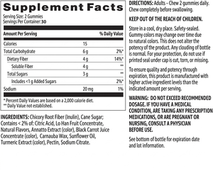 OEM ODM Custom Blend Soluble Fiber <b>Gummy</b> 4g Per Serving Daily Nutritional Support Supplement - Product Image 3