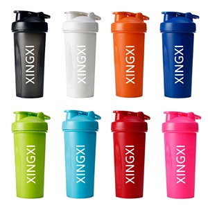 Custom logo sportsfles voor fitness, hardlopen en proteïne, draagbaar, 20 oz, voor het mengen van eiwitpoeder en water. - Product Image 2