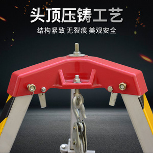 Trépied de sauvetage Fang Gong en alliage d'aluminium, équipement portable de lutte contre les incendies, capacité de 10 à 50 kN, cadre pliable - Product Image 4