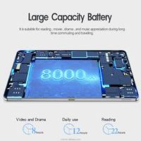 Tablet Android VASOUN OEM P30H-L10 10.1 Inci Layar IPS 1280*800 Android 13 Octa Core 10G+128GB untuk Anak-anak
