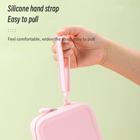 Sac de voyage en silicone grande capacité avec fermeture éclair, couleur unie, sac organisateur de voyage, sac de papeterie